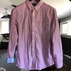 Men’s soft wash tailored slim fit dress shirt